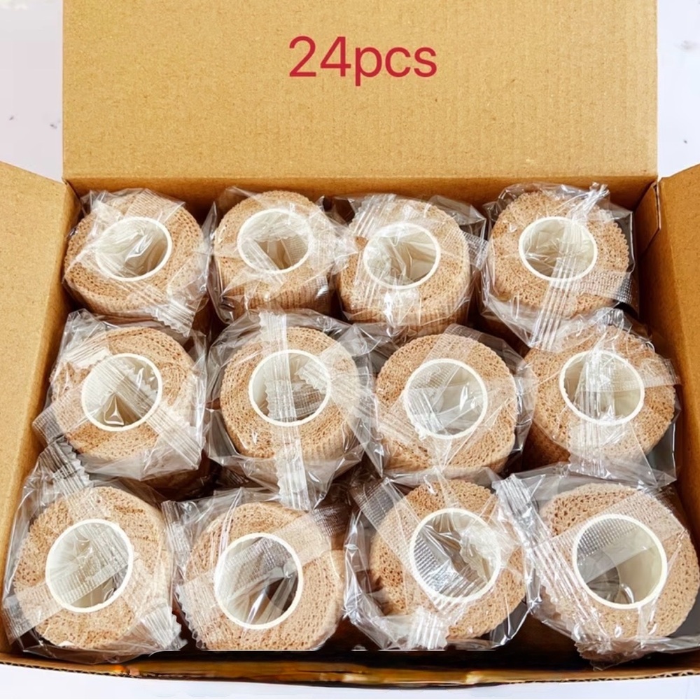 24pcs Tan Self-Adhesive Bandage Wraps